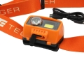 Latarka czołówka LED COB, 500 Lm uruchamiana gestem akumuator 1400 mAh ładowana USB Teger-175560