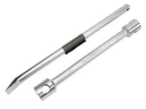 Klucz do kół , 395 mm długości rozmiar 27x32 mm z łyżką, do prac montażowych i demontażowych w mechanice , Waryński