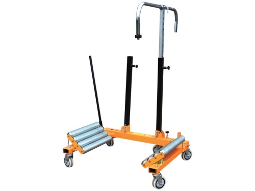 URZĄDZENIE WÓZEK DO DEMONTAŻU MONTAŻU KÓŁ CIĄGNIKOWYCH, KOMBAJNOWYCH MASZYN BUDOWLANYCH S.143667