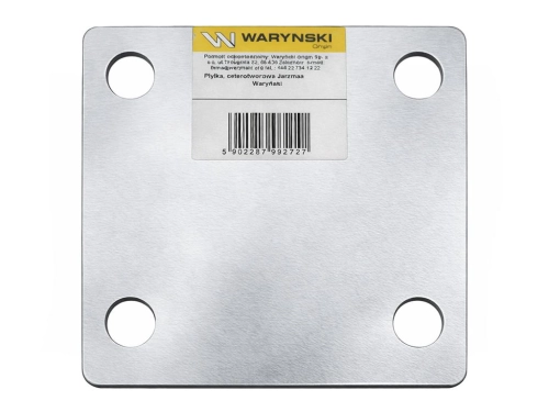Płytka, czterotworowa Jarzma M12 90, Waryński-194652