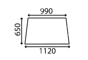 SZYBA TYLNA GÓRNA CASE 04316662, AL28056, K965468 (04316662, AL28056, K965468)