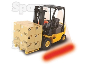 LAMPA ROBOCZA LED DO WÓZKA WIDŁOWEGO RED ZONE CZERWONA LAMPA WYZNACZAJĄCA STREFĘ ZAGROŻENIA BEZPIECZEŃSTWA S.119779