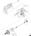 SPRZĘGŁO WAŁKA WOM NEW HOLLAND T6 T6030 T6050 CASE 87731124, 120032310 87315409 87308837 120027710