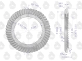 Koło talerzowe z kołem ataku C-360 szybka przekładnia ORYGINAŁ URSUS-196217
