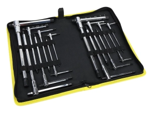 Zestaw kluczy, trzpieniowych imbusowych HEX typu T w pokrowcu 14 el., Waryński