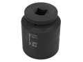 Nasadka udarowa, sześciokątna 1" bardzo długa 75mm CrMo d.125mm, Waryński-196531