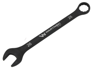 Klucz płasko-oczkowy, 26 mm CrV standard ASME B107-2010, Waryński