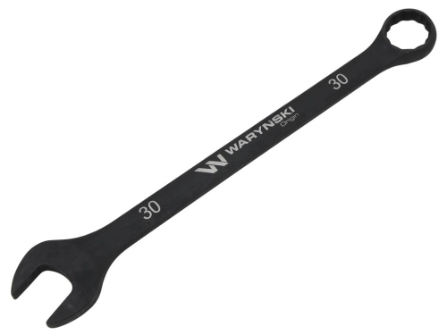 Klucz płasko-oczkowy, 30 mm CrV standard ASME B107-2010, Waryński-197268