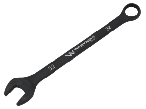Klucz płasko-oczkowy, 32 mm CrV standard ASME B107-2010, Waryński