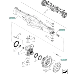 ZWROTNICA KOŁA LEWA CASE FARMALL 105U, FARMALL 115U, FARMALL 85U, FARMALL 95U NEW HOLLAND T5.105, T5.115, T5.95 87374543