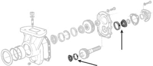  ŁOŻYSKO MASSEY FERGUSON 3050, 3060, 3065, 3070, 3075, 3080, 3085, 3090, 3095, 6110, 6120, 6130, 6140, 6150, 6160, 6170, 6180, 1440637X1