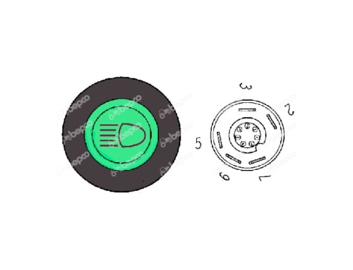 WŁĄCZNIK ŚWIATEŁ CASE C42, C48, C55, C64, C70 133700580004